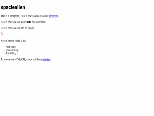 index screenshot