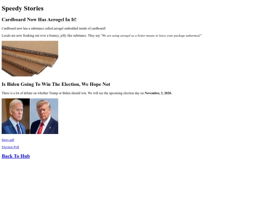 OnlineNewsArtical screenshot