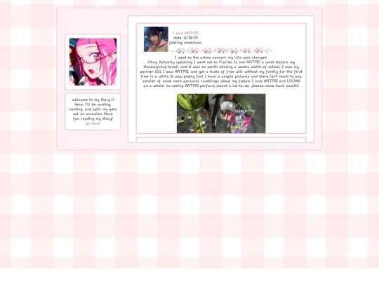diary screenshot
