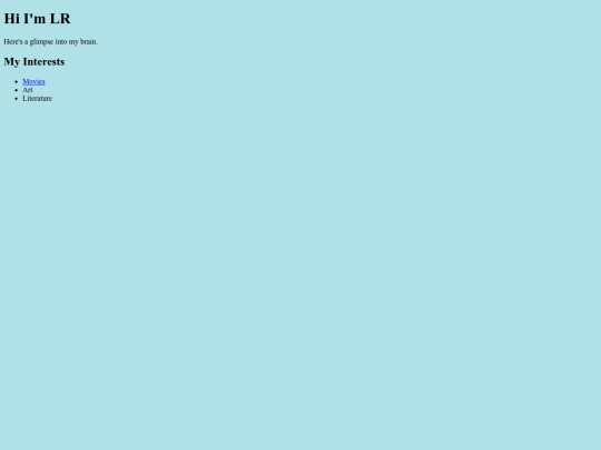 index screenshot