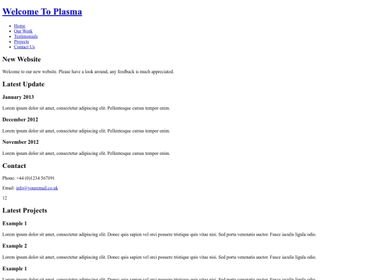 projects screenshot
