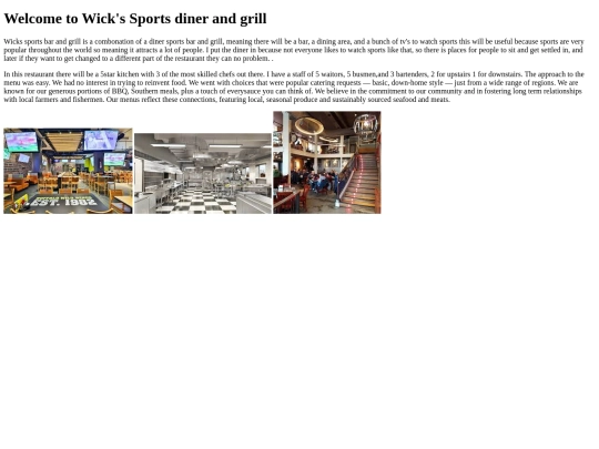 Chadwick Martin /Restaurant screenshot