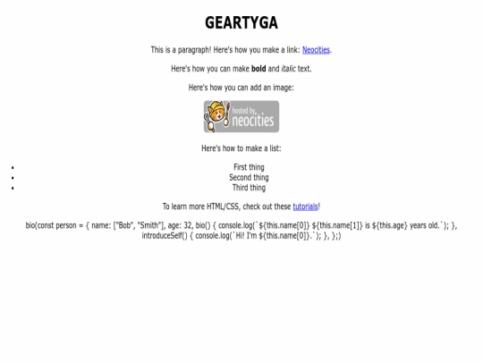 index screenshot