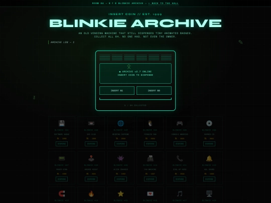 blinkie-archive screenshot