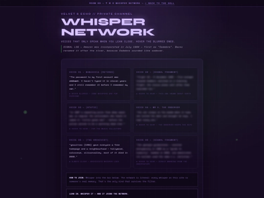 whispers screenshot