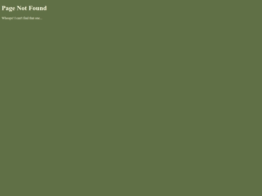 not_found screenshot