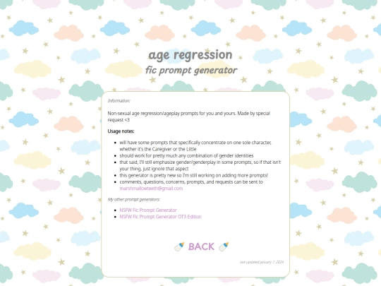 info screenshot