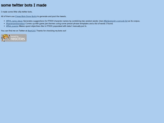 index screenshot