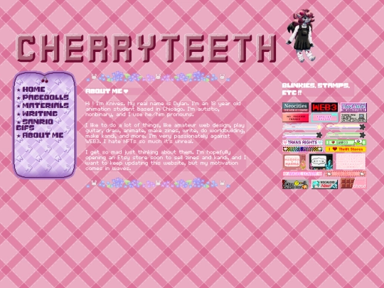 aboutme screenshot