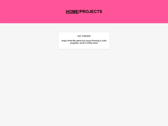 projects screenshot
