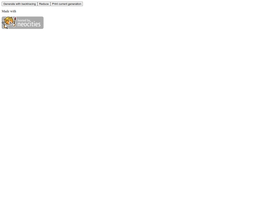 SudokuTest screenshot