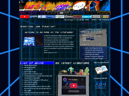 homepage screenshot