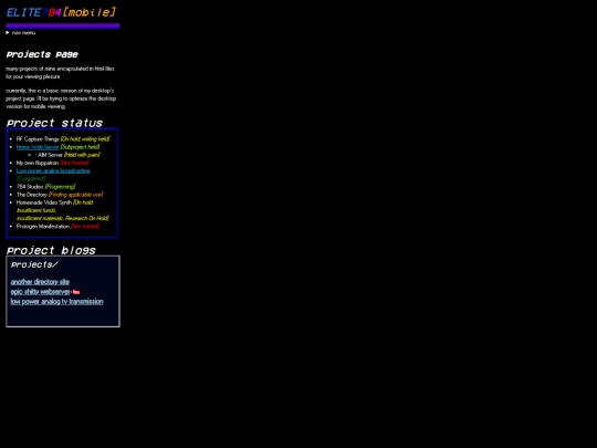 mobilever/projects screenshot