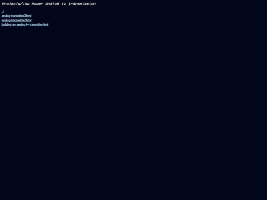 sections/projects/analogtv screenshot