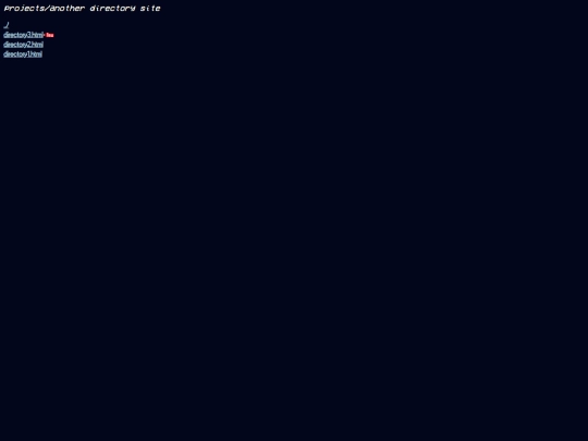sections/projects/thedirectorysite screenshot
