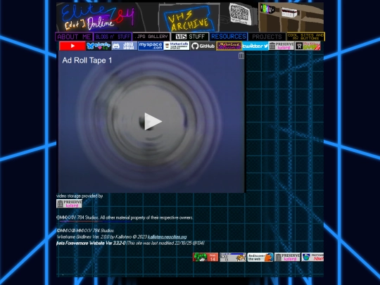 sections/vhs-stuff screenshot