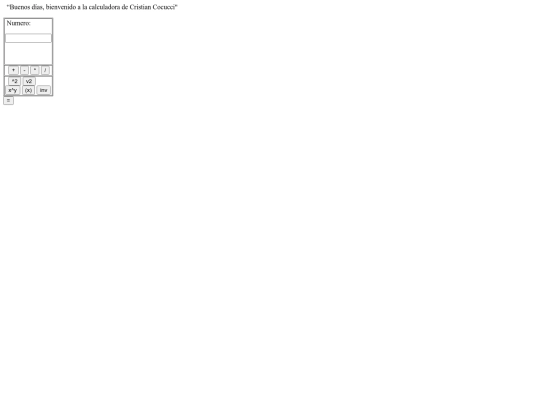 pages/calculadora screenshot