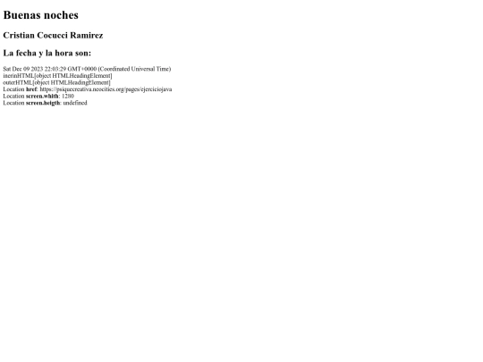 pages/ejerciciojava screenshot