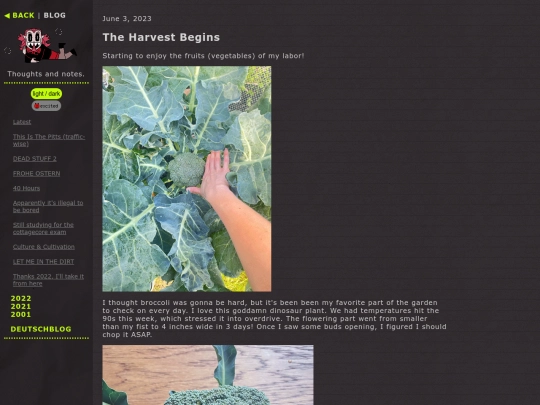 blogue screenshot