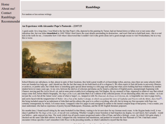 ramblings screenshot