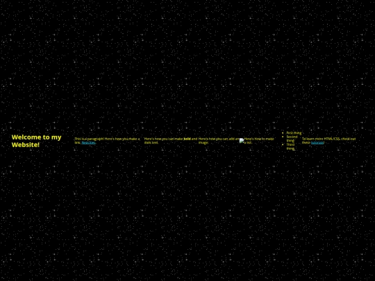 links screenshot
