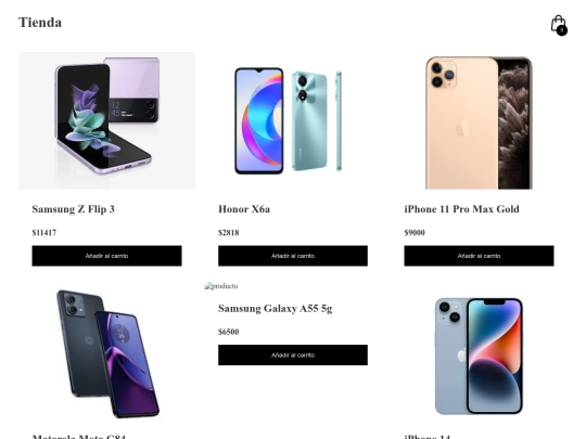 tienda screenshot