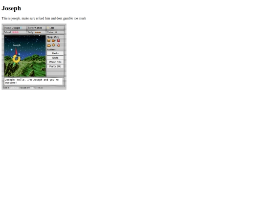 Joseph screenshot