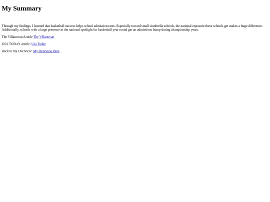 summary screenshot
