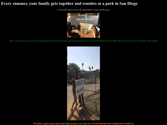 yourfamilyreunion2017 screenshot