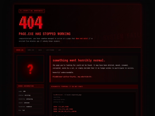 not_found screenshot