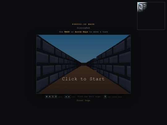 3d-maze-prim screenshot