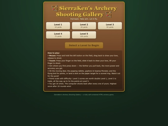 sierraken-archery screenshot