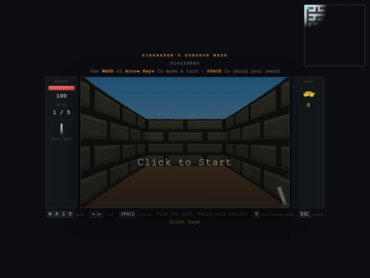 sierraken-dungeon-maze screenshot
