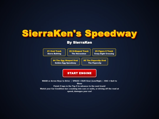 speedway screenshot