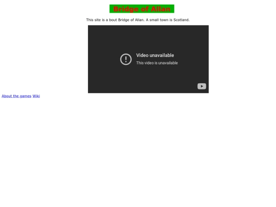 bridge_of_allan/home screenshot