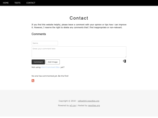 test screenshot