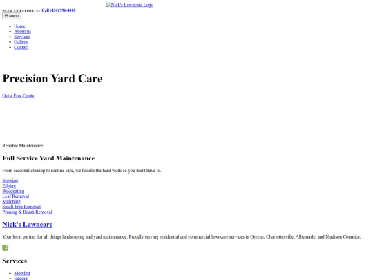 Lawncare screenshot
