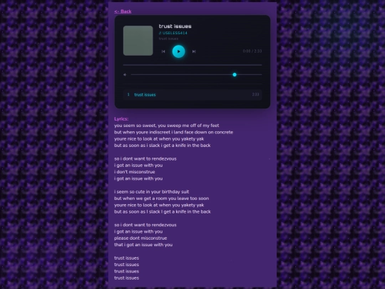 trustissues screenshot