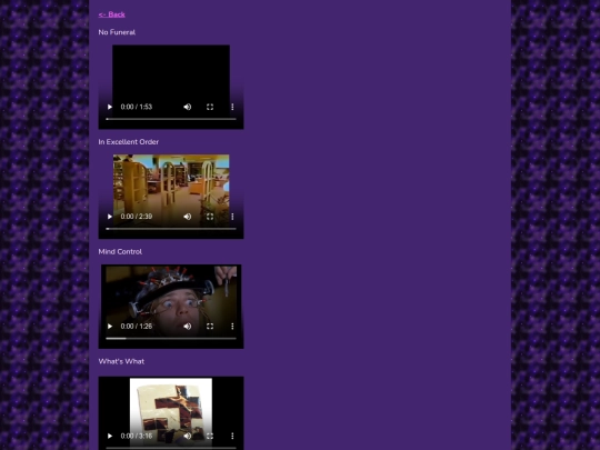 videos screenshot