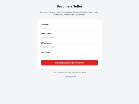 Subscription screenshot