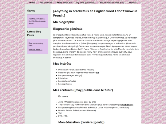 page/enfrancais screenshot