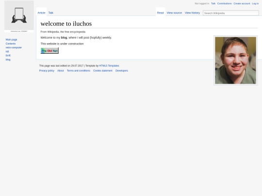 blog screenshot