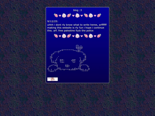 blog screenshot