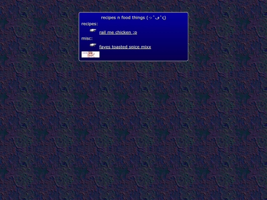 recipes screenshot