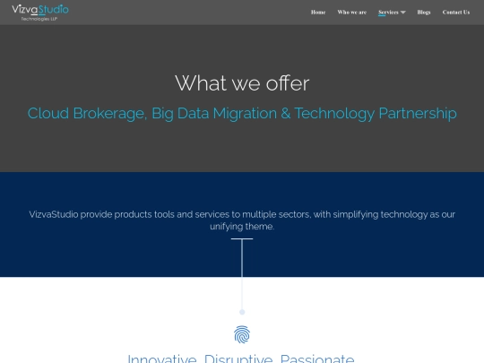 services screenshot