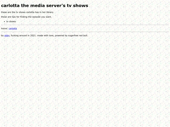 carlotta/tv screenshot