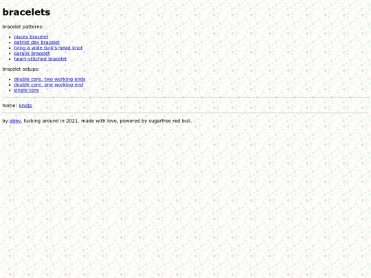 knots/bracelets screenshot