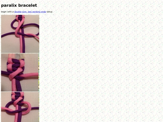 knots/bracelets/paralix screenshot