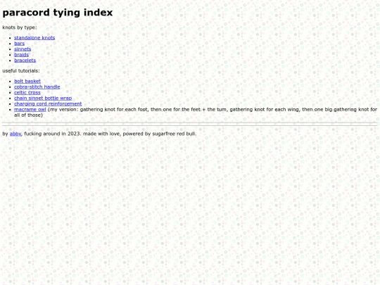 knots/k_index screenshot