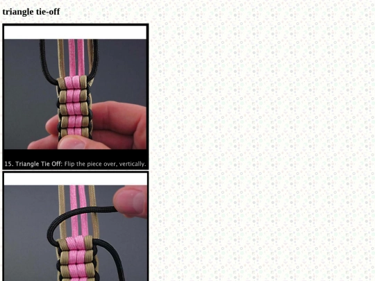 knots/tto/triangletieoff screenshot